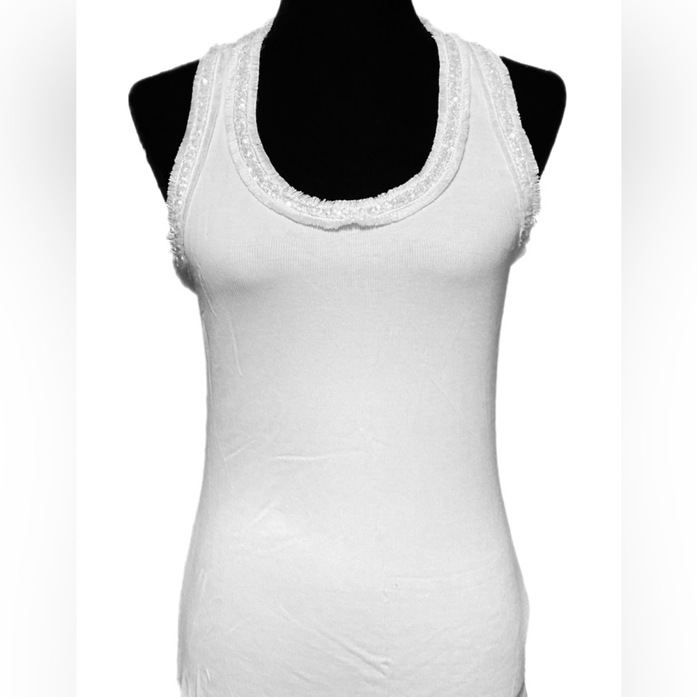 NEW White Tank Top. Size: Medium